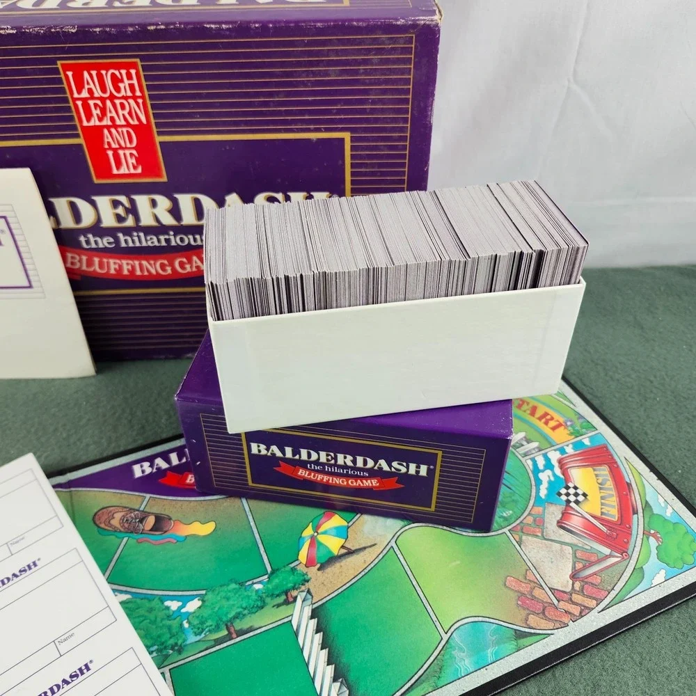 Balderdash Board Game  - 1984 - The Hilarious Bluffing Game - Complete